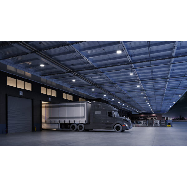 Luminaria Redonda LED Marca Cooper Lighting Metalux EZBY-1830C3-MV-BLK