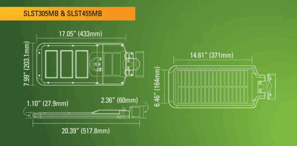 Luminaria Solar marca Cooper Lighting Halo SLST455MB